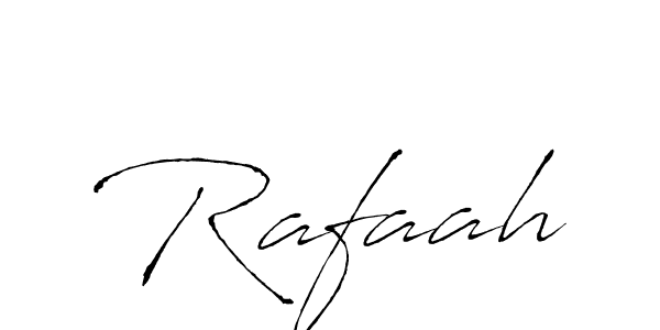 Use a signature maker to create a handwritten signature online. With this signature software, you can design (Antro_Vectra) your own signature for name Rafaah. Rafaah signature style 6 images and pictures png