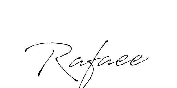 Use a signature maker to create a handwritten signature online. With this signature software, you can design (Antro_Vectra) your own signature for name Rafaee. Rafaee signature style 6 images and pictures png