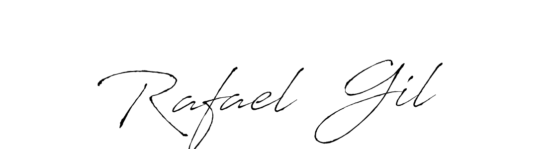 Antro_Vectra is a professional signature style that is perfect for those who want to add a touch of class to their signature. It is also a great choice for those who want to make their signature more unique. Get Rafael  Gil name to fancy signature for free. Rafael  Gil signature style 6 images and pictures png