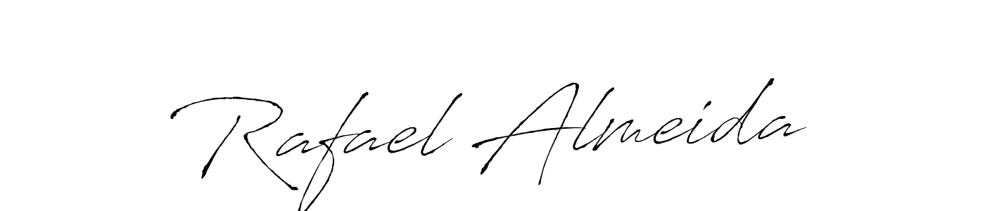 Rafael Almeida stylish signature style. Best Handwritten Sign (Antro_Vectra) for my name. Handwritten Signature Collection Ideas for my name Rafael Almeida. Rafael Almeida signature style 6 images and pictures png