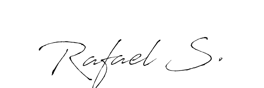 Make a short Rafael S. signature style. Manage your documents anywhere anytime using Antro_Vectra. Create and add eSignatures, submit forms, share and send files easily. Rafael S. signature style 6 images and pictures png