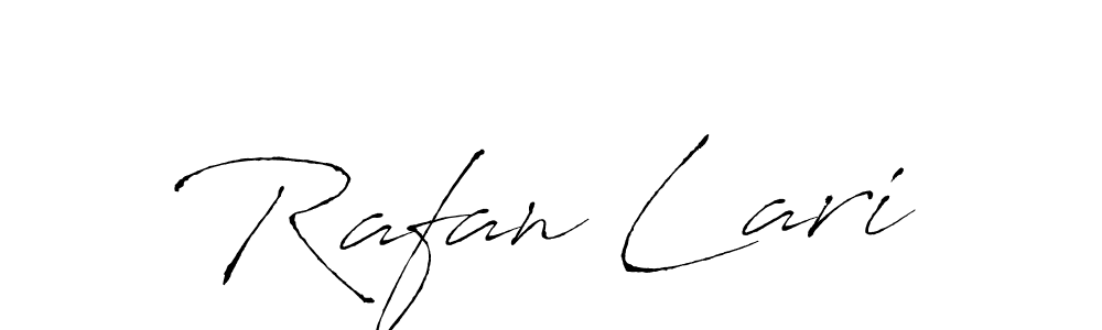 if you are searching for the best signature style for your name Rafan Lari. so please give up your signature search. here we have designed multiple signature styles  using Antro_Vectra. Rafan Lari signature style 6 images and pictures png