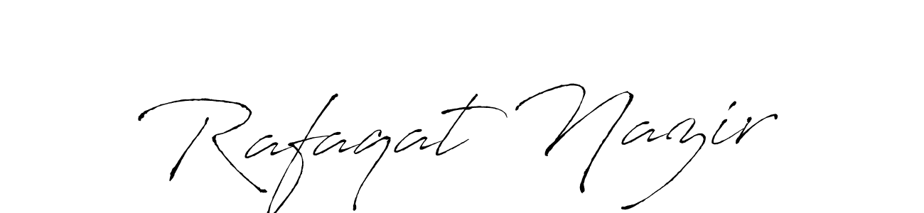 Create a beautiful signature design for name Rafaqat Nazir. With this signature (Antro_Vectra) fonts, you can make a handwritten signature for free. Rafaqat Nazir signature style 6 images and pictures png