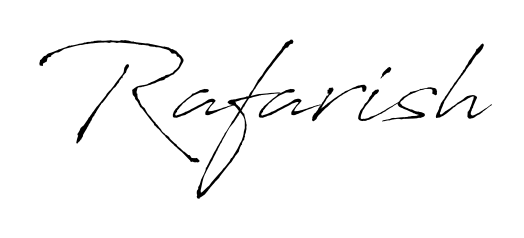 Make a short Rafarish signature style. Manage your documents anywhere anytime using Antro_Vectra. Create and add eSignatures, submit forms, share and send files easily. Rafarish signature style 6 images and pictures png