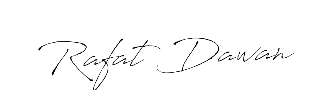 You should practise on your own different ways (Antro_Vectra) to write your name (Rafat Dawan) in signature. don't let someone else do it for you. Rafat Dawan signature style 6 images and pictures png