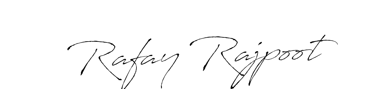 Make a beautiful signature design for name Rafay Rajpoot. With this signature (Antro_Vectra) style, you can create a handwritten signature for free. Rafay Rajpoot signature style 6 images and pictures png