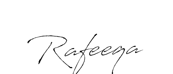 Design your own signature with our free online signature maker. With this signature software, you can create a handwritten (Antro_Vectra) signature for name Rafeeqa. Rafeeqa signature style 6 images and pictures png