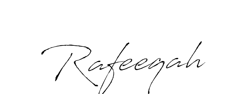 if you are searching for the best signature style for your name Rafeeqah. so please give up your signature search. here we have designed multiple signature styles  using Antro_Vectra. Rafeeqah signature style 6 images and pictures png