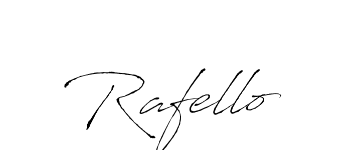 Use a signature maker to create a handwritten signature online. With this signature software, you can design (Antro_Vectra) your own signature for name Rafello. Rafello signature style 6 images and pictures png