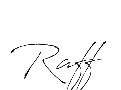 Create a beautiful signature design for name Raff. With this signature (Antro_Vectra) fonts, you can make a handwritten signature for free. Raff signature style 6 images and pictures png