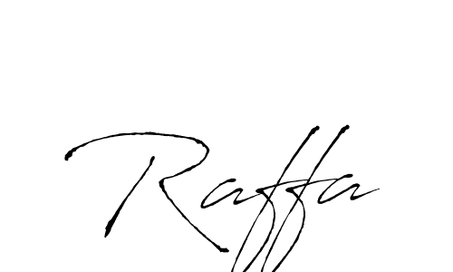 Design your own signature with our free online signature maker. With this signature software, you can create a handwritten (Antro_Vectra) signature for name Raffa. Raffa signature style 6 images and pictures png