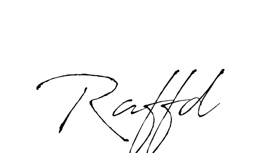 Make a beautiful signature design for name Raffd. With this signature (Antro_Vectra) style, you can create a handwritten signature for free. Raffd signature style 6 images and pictures png