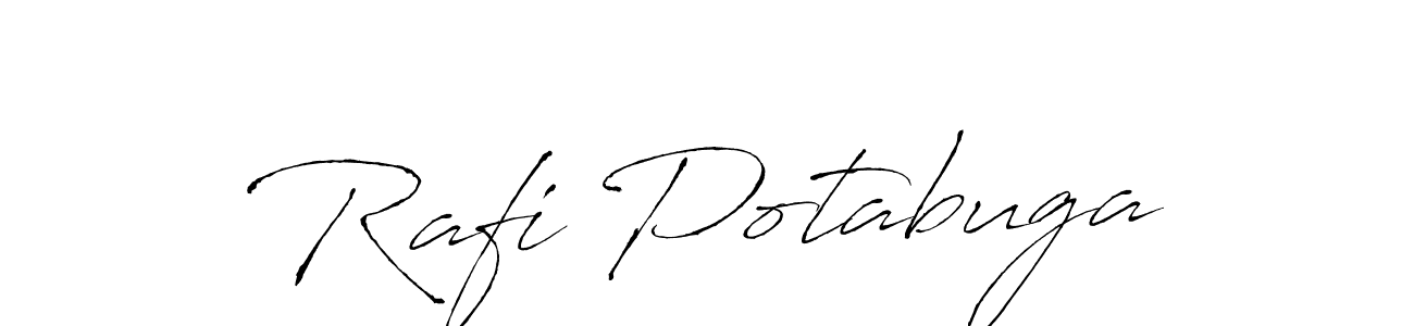 Make a beautiful signature design for name Rafi Potabuga. With this signature (Antro_Vectra) style, you can create a handwritten signature for free. Rafi Potabuga signature style 6 images and pictures png