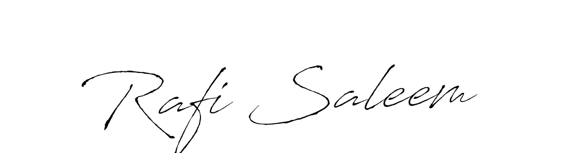 How to make Rafi Saleem signature? Antro_Vectra is a professional autograph style. Create handwritten signature for Rafi Saleem name. Rafi Saleem signature style 6 images and pictures png