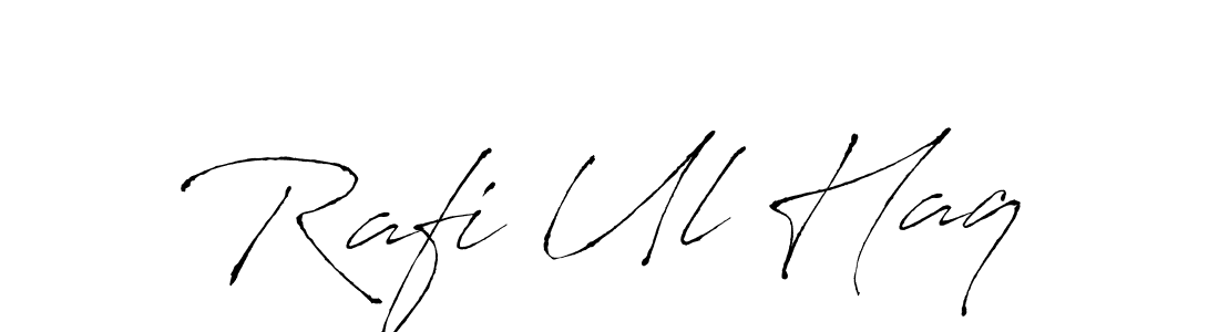 Design your own signature with our free online signature maker. With this signature software, you can create a handwritten (Antro_Vectra) signature for name Rafi Ul Haq. Rafi Ul Haq signature style 6 images and pictures png