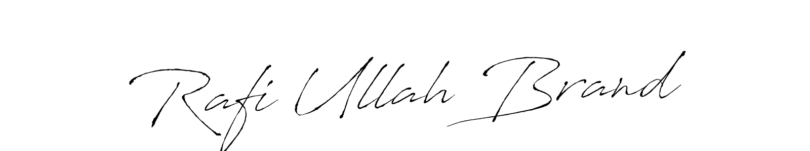 Design your own signature with our free online signature maker. With this signature software, you can create a handwritten (Antro_Vectra) signature for name Rafi Ullah Brand. Rafi Ullah Brand signature style 6 images and pictures png