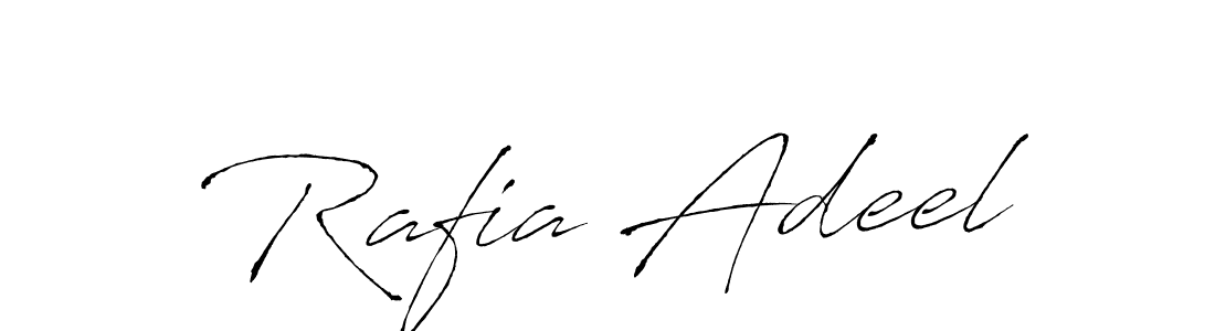 How to make Rafia Adeel signature? Antro_Vectra is a professional autograph style. Create handwritten signature for Rafia Adeel name. Rafia Adeel signature style 6 images and pictures png
