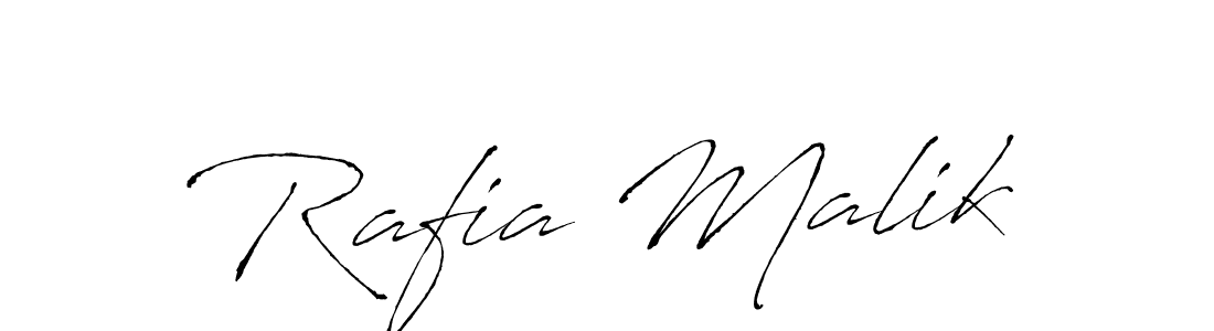 Rafia Malik stylish signature style. Best Handwritten Sign (Antro_Vectra) for my name. Handwritten Signature Collection Ideas for my name Rafia Malik. Rafia Malik signature style 6 images and pictures png