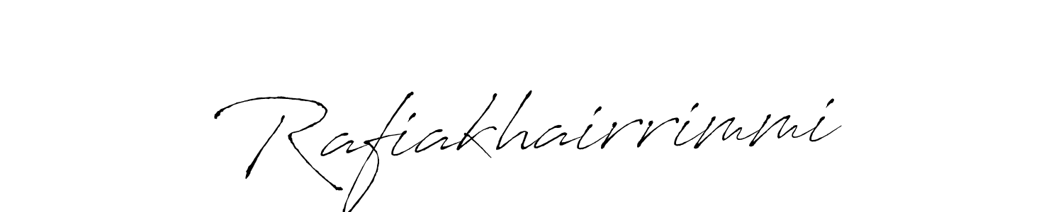 You can use this online signature creator to create a handwritten signature for the name Rafiakhairrimmi. This is the best online autograph maker. Rafiakhairrimmi signature style 6 images and pictures png