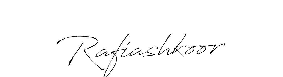 Also we have Rafiashkoor name is the best signature style. Create professional handwritten signature collection using Antro_Vectra autograph style. Rafiashkoor signature style 6 images and pictures png