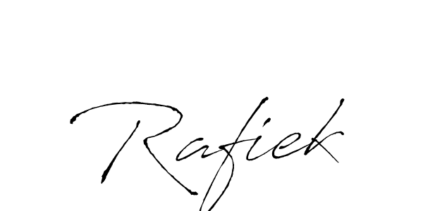 Antro_Vectra is a professional signature style that is perfect for those who want to add a touch of class to their signature. It is also a great choice for those who want to make their signature more unique. Get Rafiek name to fancy signature for free. Rafiek signature style 6 images and pictures png