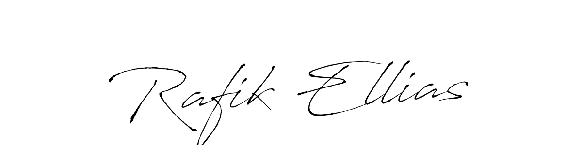 Also You can easily find your signature by using the search form. We will create Rafik Ellias name handwritten signature images for you free of cost using Antro_Vectra sign style. Rafik Ellias signature style 6 images and pictures png