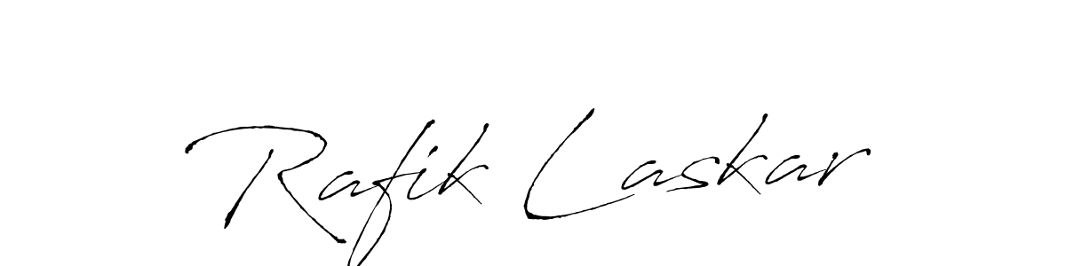 Antro_Vectra is a professional signature style that is perfect for those who want to add a touch of class to their signature. It is also a great choice for those who want to make their signature more unique. Get Rafik Laskar name to fancy signature for free. Rafik Laskar signature style 6 images and pictures png