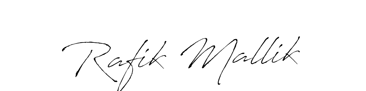 Rafik Mallik stylish signature style. Best Handwritten Sign (Antro_Vectra) for my name. Handwritten Signature Collection Ideas for my name Rafik Mallik. Rafik Mallik signature style 6 images and pictures png