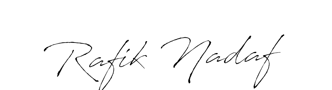 if you are searching for the best signature style for your name Rafik Nadaf. so please give up your signature search. here we have designed multiple signature styles  using Antro_Vectra. Rafik Nadaf signature style 6 images and pictures png