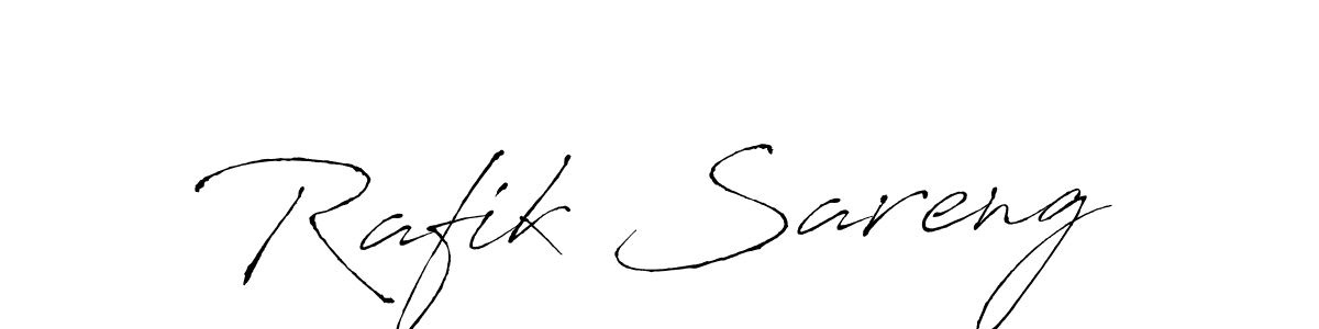 How to make Rafik Sareng signature? Antro_Vectra is a professional autograph style. Create handwritten signature for Rafik Sareng name. Rafik Sareng signature style 6 images and pictures png