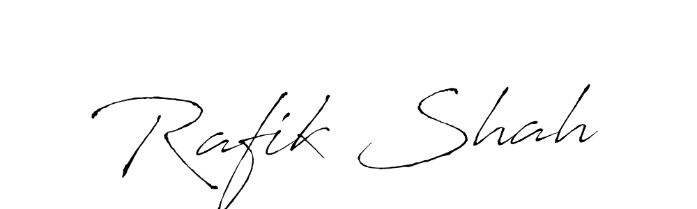 Also You can easily find your signature by using the search form. We will create Rafik Shah name handwritten signature images for you free of cost using Antro_Vectra sign style. Rafik Shah signature style 6 images and pictures png