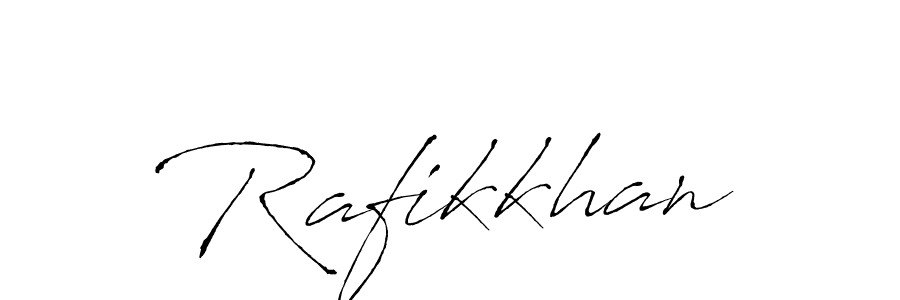 Create a beautiful signature design for name Rafikkhan. With this signature (Antro_Vectra) fonts, you can make a handwritten signature for free. Rafikkhan signature style 6 images and pictures png