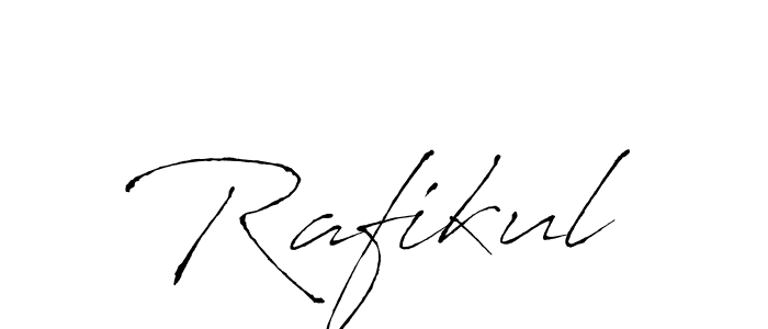 Make a beautiful signature design for name Rafikul. With this signature (Antro_Vectra) style, you can create a handwritten signature for free. Rafikul signature style 6 images and pictures png