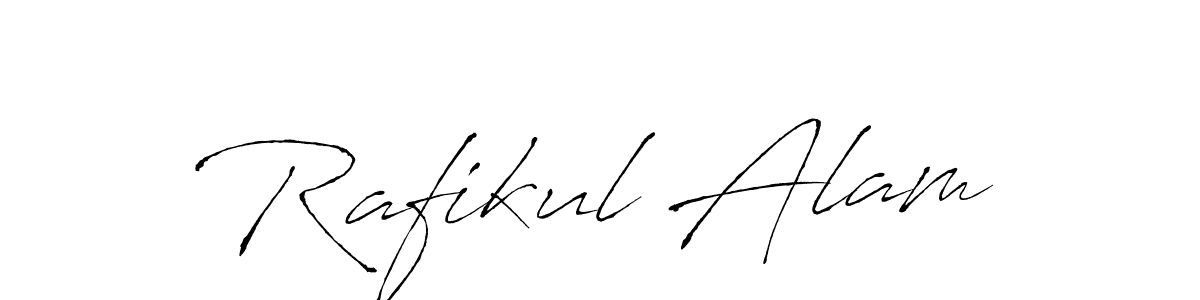 Design your own signature with our free online signature maker. With this signature software, you can create a handwritten (Antro_Vectra) signature for name Rafikul Alam. Rafikul Alam signature style 6 images and pictures png