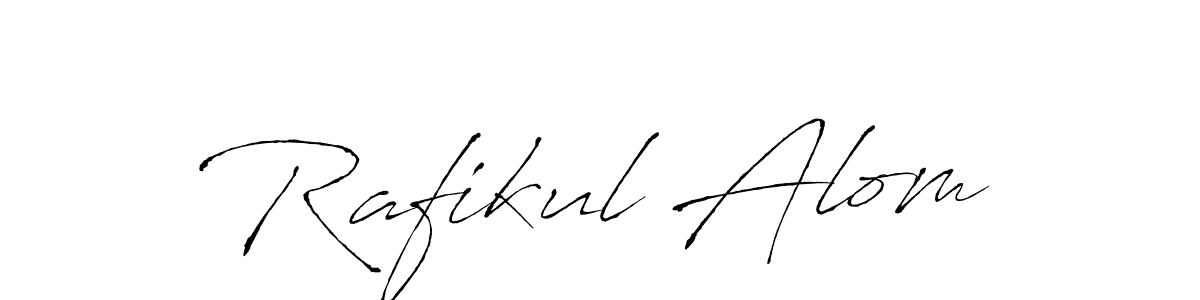 Make a beautiful signature design for name Rafikul Alom. With this signature (Antro_Vectra) style, you can create a handwritten signature for free. Rafikul Alom signature style 6 images and pictures png