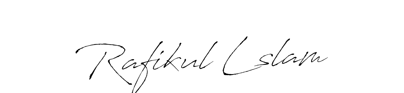 Design your own signature with our free online signature maker. With this signature software, you can create a handwritten (Antro_Vectra) signature for name Rafikul Lslam. Rafikul Lslam signature style 6 images and pictures png