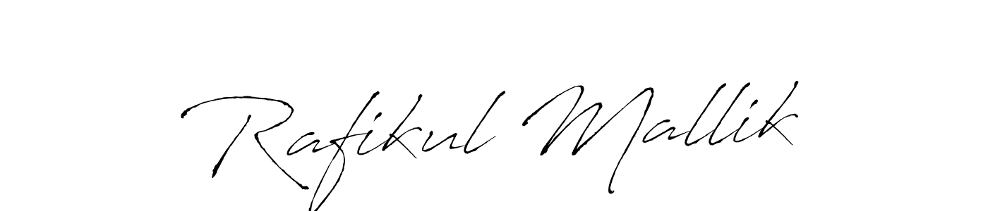 Use a signature maker to create a handwritten signature online. With this signature software, you can design (Antro_Vectra) your own signature for name Rafikul Mallik. Rafikul Mallik signature style 6 images and pictures png