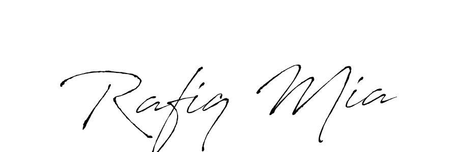 Rafiq Mia stylish signature style. Best Handwritten Sign (Antro_Vectra) for my name. Handwritten Signature Collection Ideas for my name Rafiq Mia. Rafiq Mia signature style 6 images and pictures png
