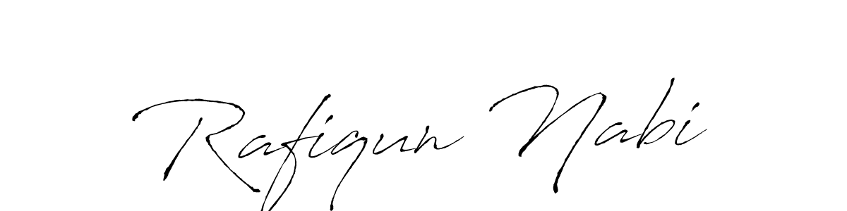 Design your own signature with our free online signature maker. With this signature software, you can create a handwritten (Antro_Vectra) signature for name Rafiqun Nabi. Rafiqun Nabi signature style 6 images and pictures png