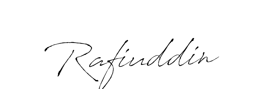 Create a beautiful signature design for name Rafiuddin. With this signature (Antro_Vectra) fonts, you can make a handwritten signature for free. Rafiuddin signature style 6 images and pictures png