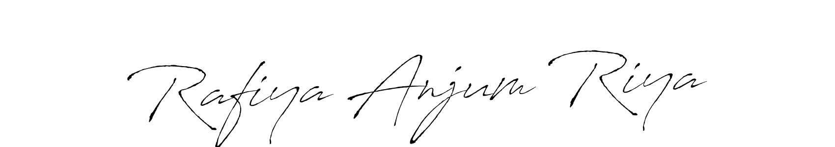 This is the best signature style for the Rafiya Anjum Riya name. Also you like these signature font (Antro_Vectra). Mix name signature. Rafiya Anjum Riya signature style 6 images and pictures png