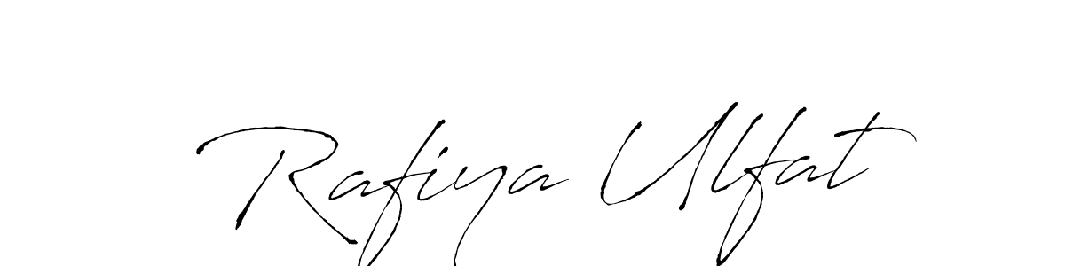 Also we have Rafiya Ulfat name is the best signature style. Create professional handwritten signature collection using Antro_Vectra autograph style. Rafiya Ulfat signature style 6 images and pictures png