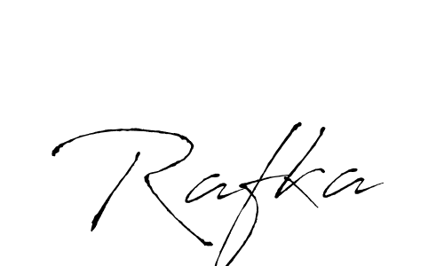 Use a signature maker to create a handwritten signature online. With this signature software, you can design (Antro_Vectra) your own signature for name Rafka. Rafka signature style 6 images and pictures png
