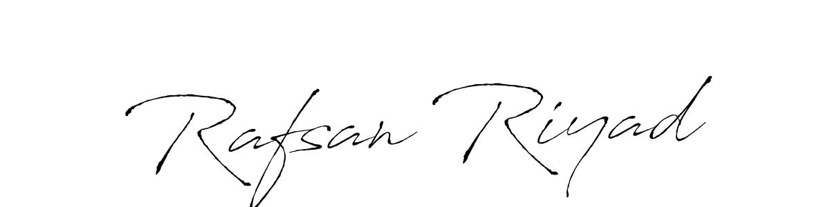 Create a beautiful signature design for name Rafsan Riyad. With this signature (Antro_Vectra) fonts, you can make a handwritten signature for free. Rafsan Riyad signature style 6 images and pictures png