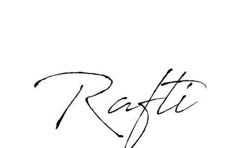 Make a beautiful signature design for name Rafti. With this signature (Antro_Vectra) style, you can create a handwritten signature for free. Rafti signature style 6 images and pictures png