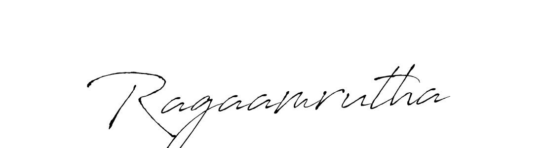 How to make Ragaamrutha name signature. Use Antro_Vectra style for creating short signs online. This is the latest handwritten sign. Ragaamrutha signature style 6 images and pictures png