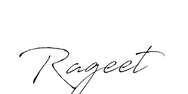Make a beautiful signature design for name Rageet. With this signature (Antro_Vectra) style, you can create a handwritten signature for free. Rageet signature style 6 images and pictures png