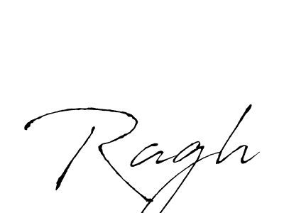 Create a beautiful signature design for name Ragh. With this signature (Antro_Vectra) fonts, you can make a handwritten signature for free. Ragh signature style 6 images and pictures png