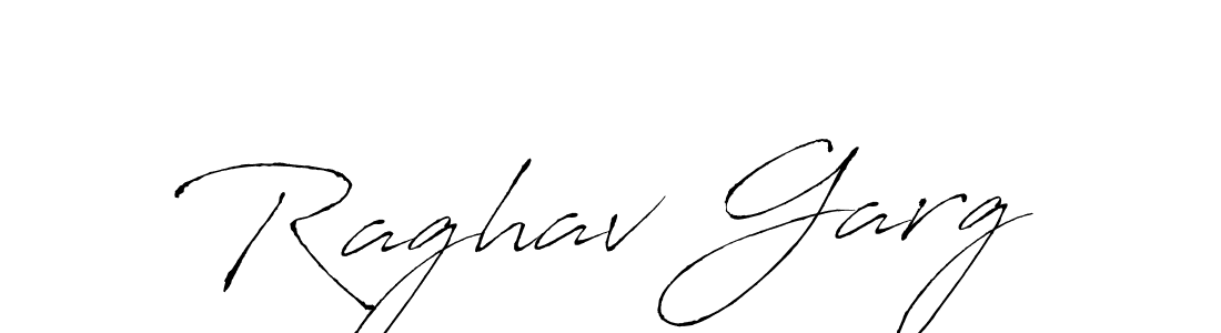 How to make Raghav Garg name signature. Use Antro_Vectra style for creating short signs online. This is the latest handwritten sign. Raghav Garg signature style 6 images and pictures png