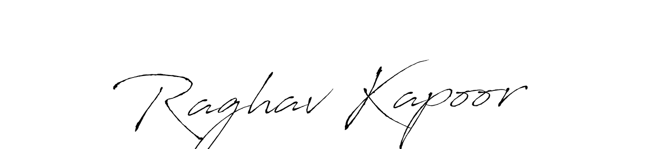 How to make Raghav Kapoor signature? Antro_Vectra is a professional autograph style. Create handwritten signature for Raghav Kapoor name. Raghav Kapoor signature style 6 images and pictures png